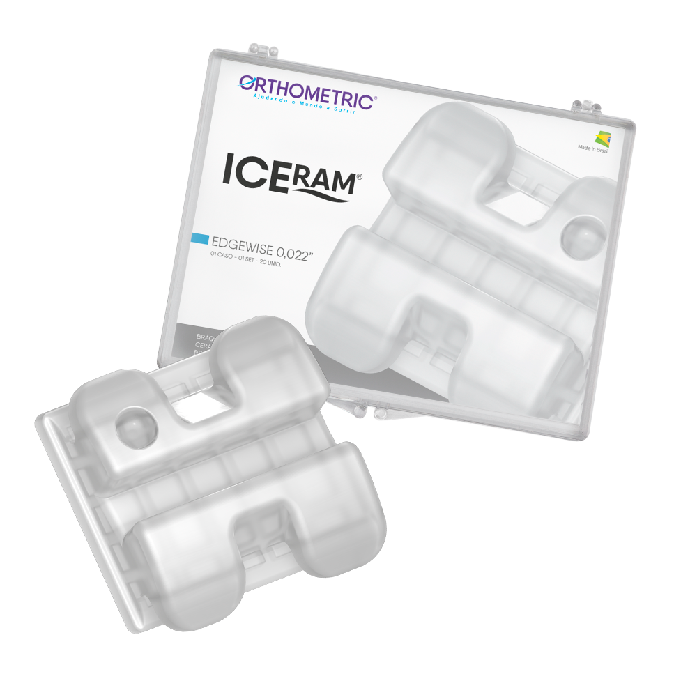 10.83.2000 – Bráquete Cerâmico Iceram Edgewise 0,022 01 Caso