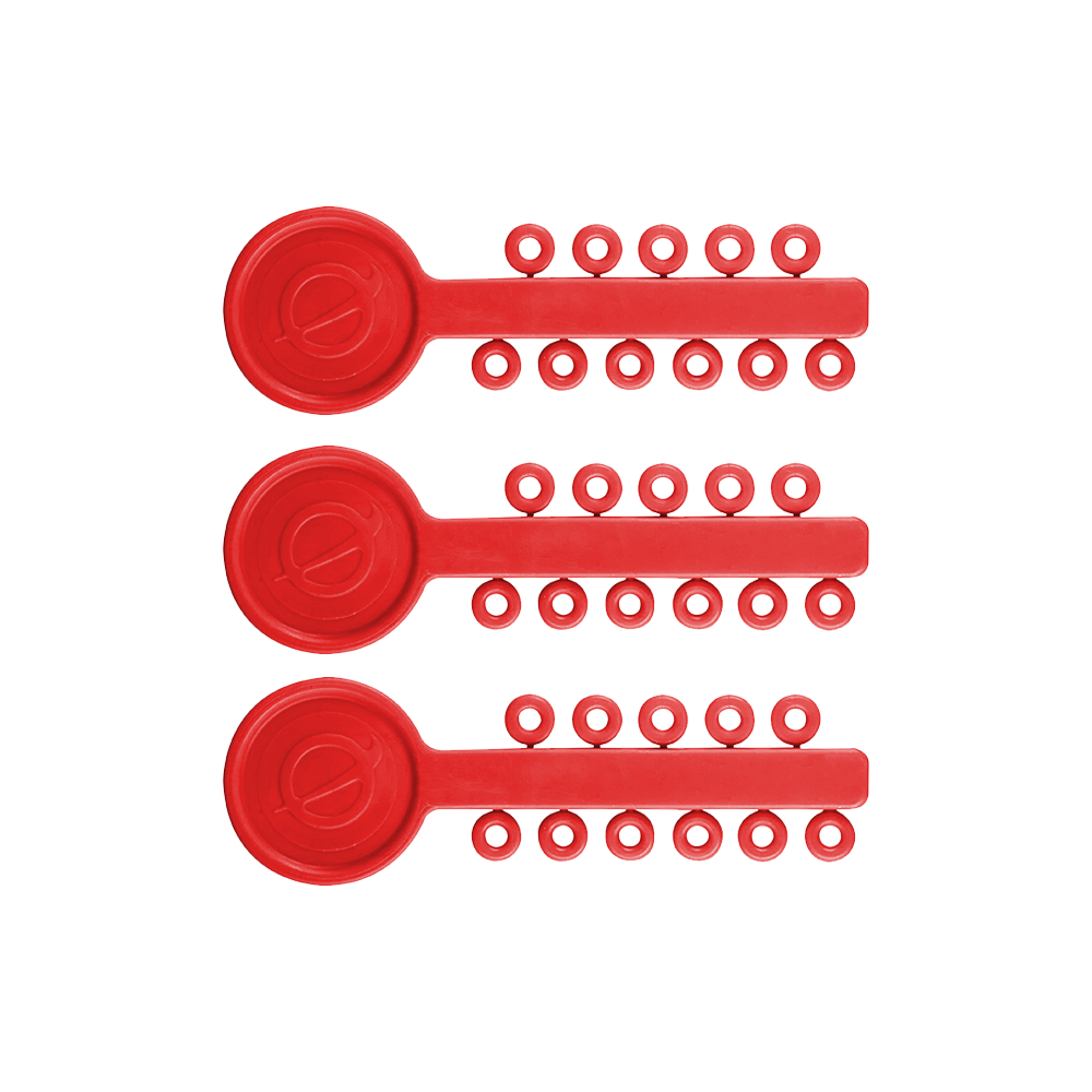 60.06.1102 – Elástico Modular 11 Elos – Vermelho